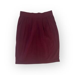 Forenza Deep Burgundy Pencil Skirt